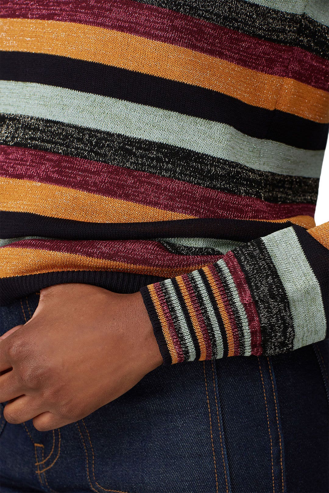 Multi Lurex Striped Pullover by Scotch & Soda 3