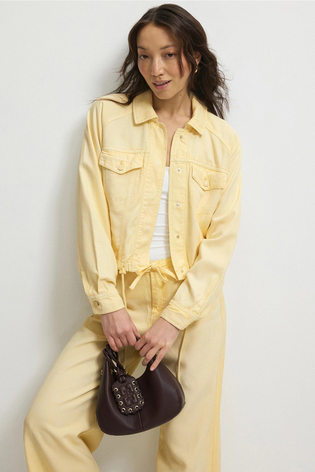 Yellow Lounge Denim Jacket by Splendid 3