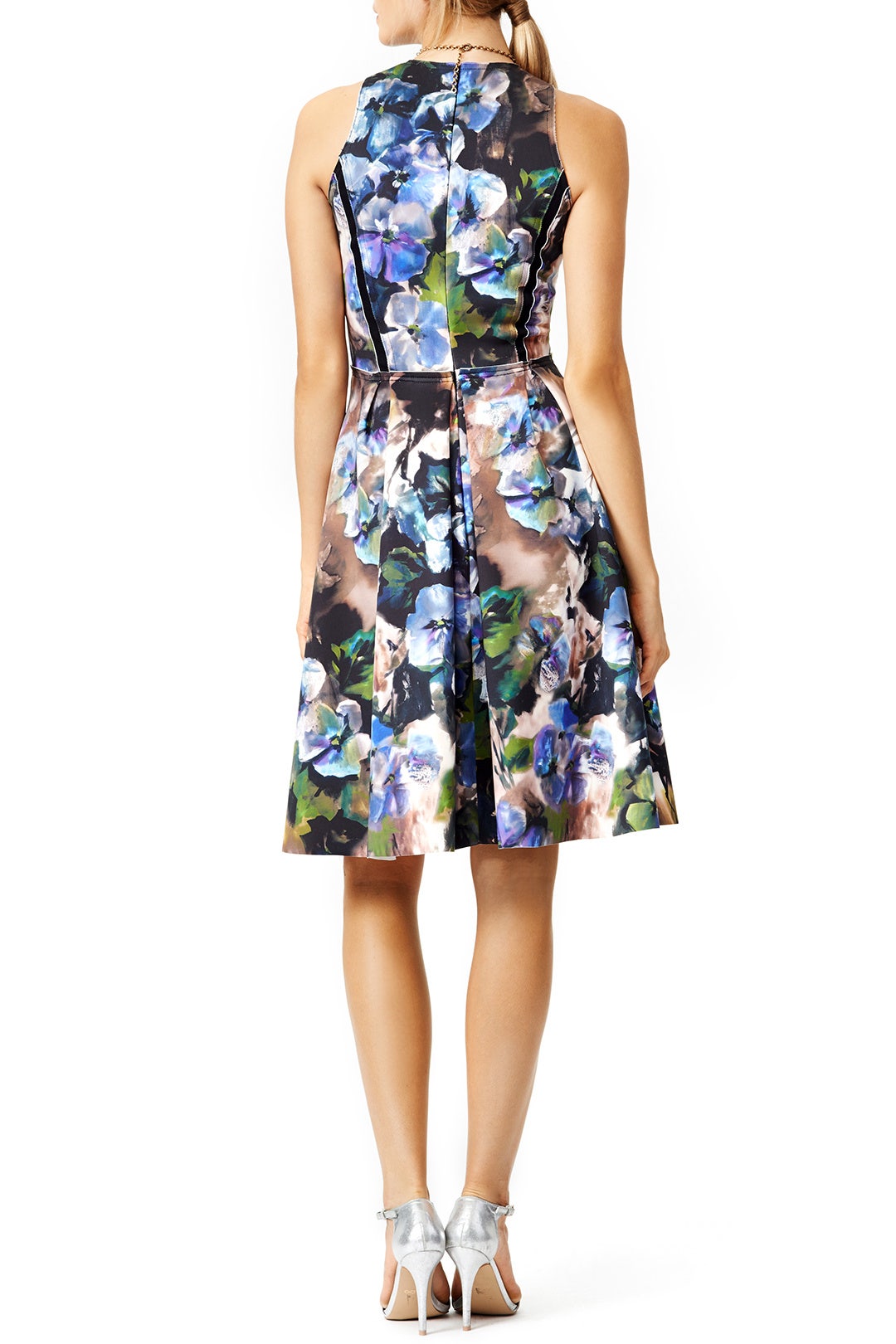 Spin in Scuba Dress by Carmen Marc Valvo 3