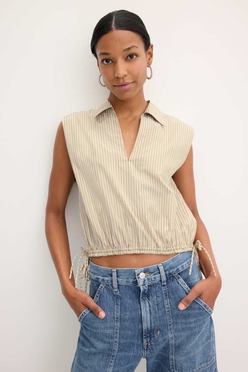 Fiona Stripe Sleeveless Top by rag & bone - Photo 3