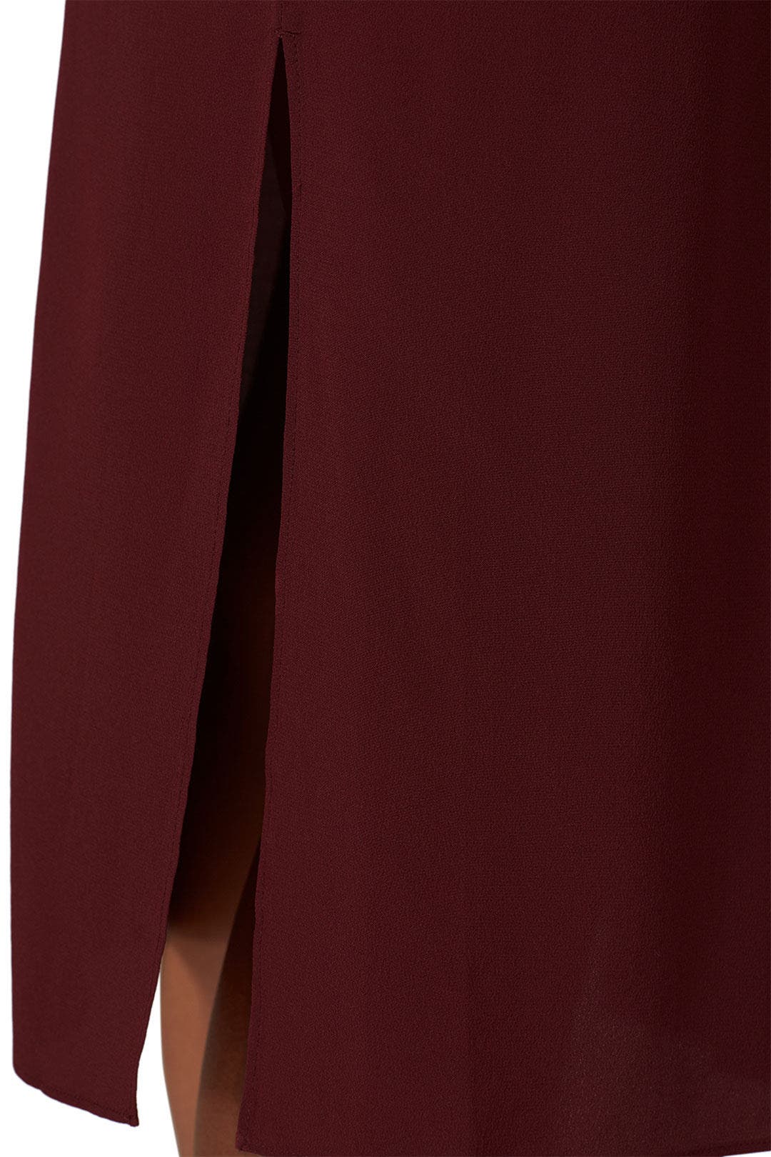 Red Silk Midi Slip Dress by Madewell 3