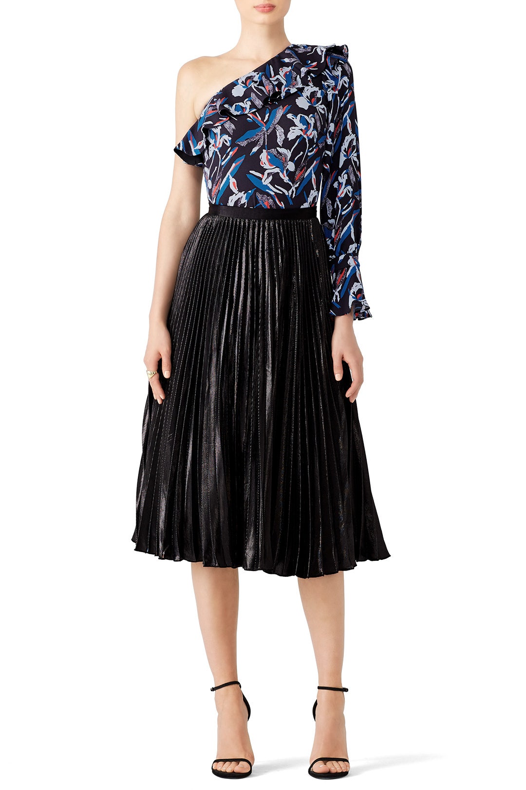 Blue Floral Orla Top by Tanya Taylor 3