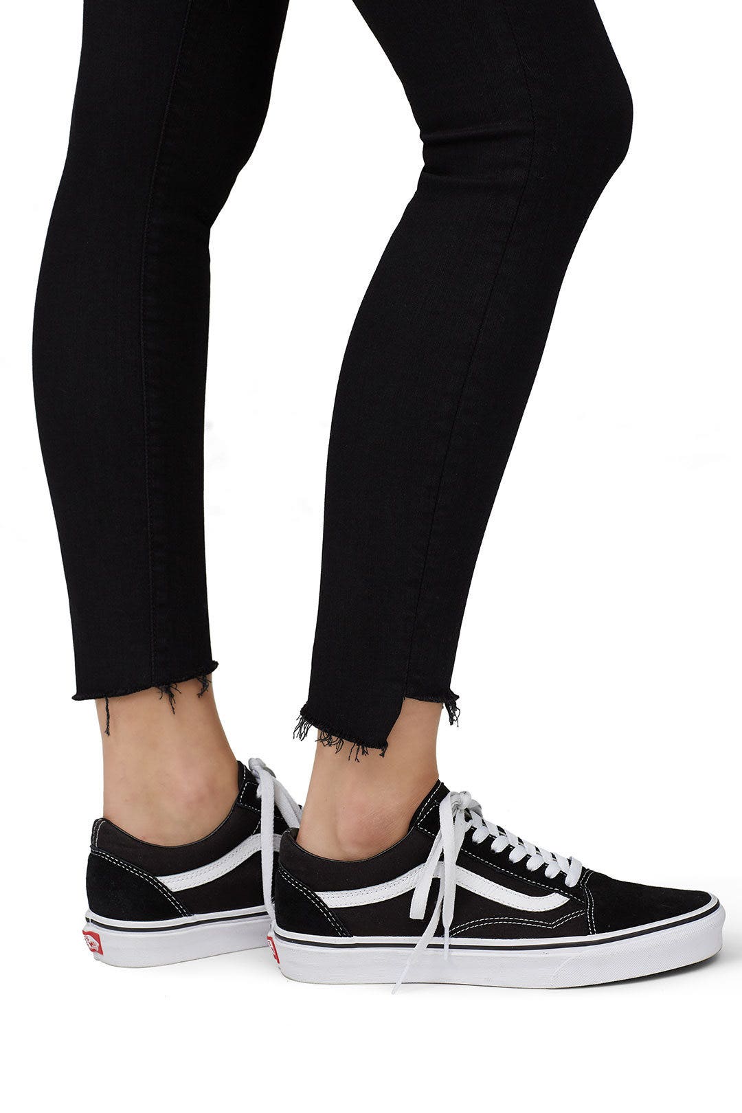 Stunner Zip Ankle Fray Jeans by MOTHER 3
