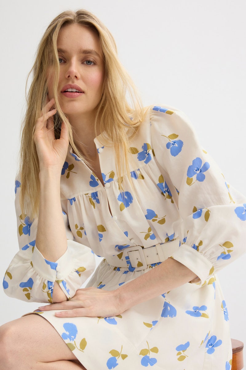 Painterly Bouquet Shirt Dress by kate spade new york - Photo 3