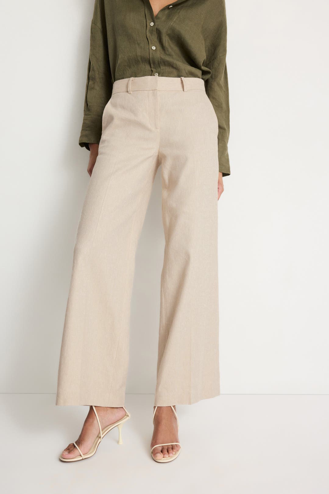 Wide Leg Linen Pants by MICHAEL KORS | Rent the Runway