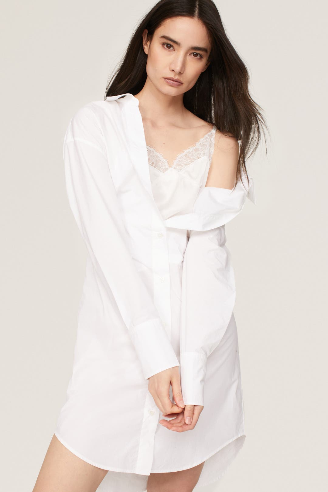 Lace Detail Shirt Dress by JW Anderson | Rent the Runway