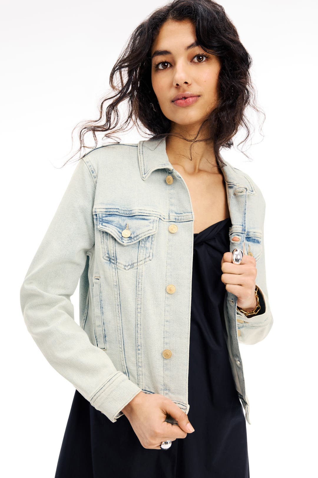 Classic Trucker Denim Jacket by 7 For All Mankind | Rent the Runway