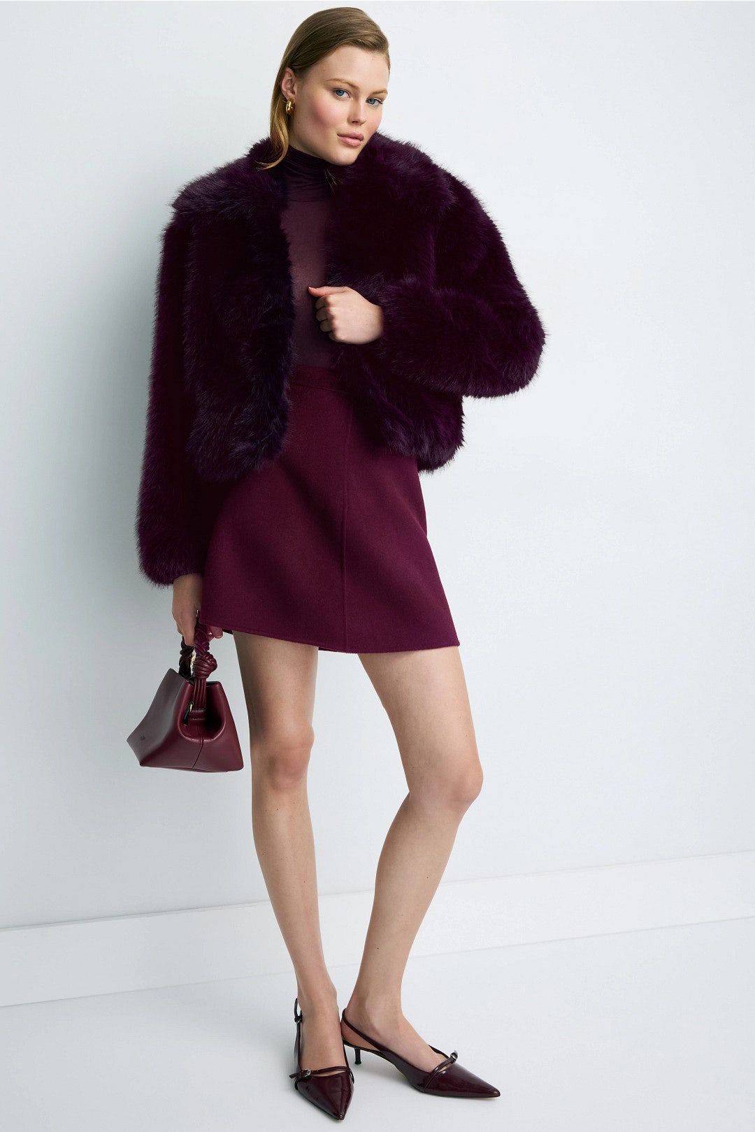 Faux Fur Jacket by kate spade new york 3