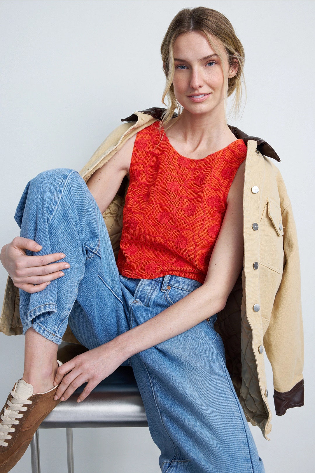 Embroidered Top by Laundry by Shelli Segal 3