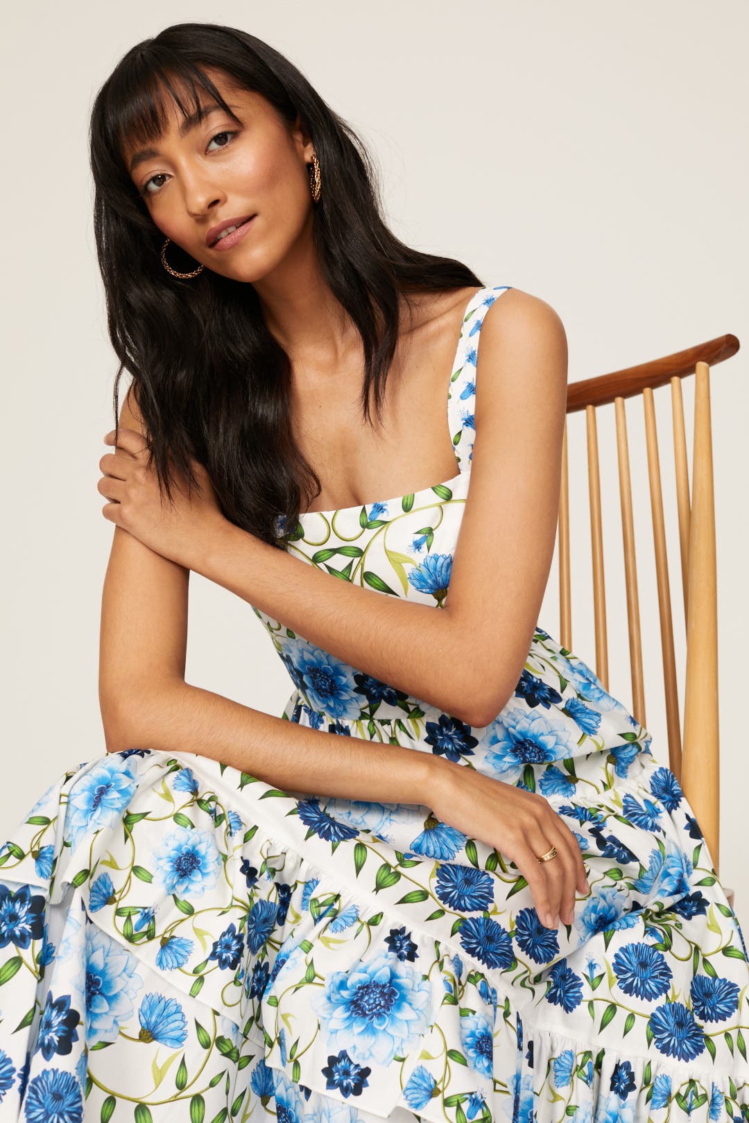 Daniela Floral Midi Dress by Borgo de Nor | Rent the Runway