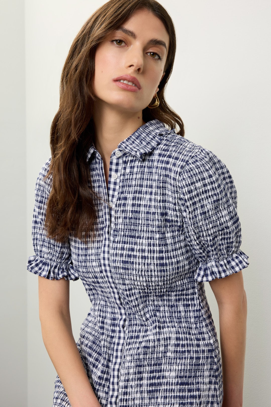 Smocked Gingham Dress by Jason Wu x RTR 3