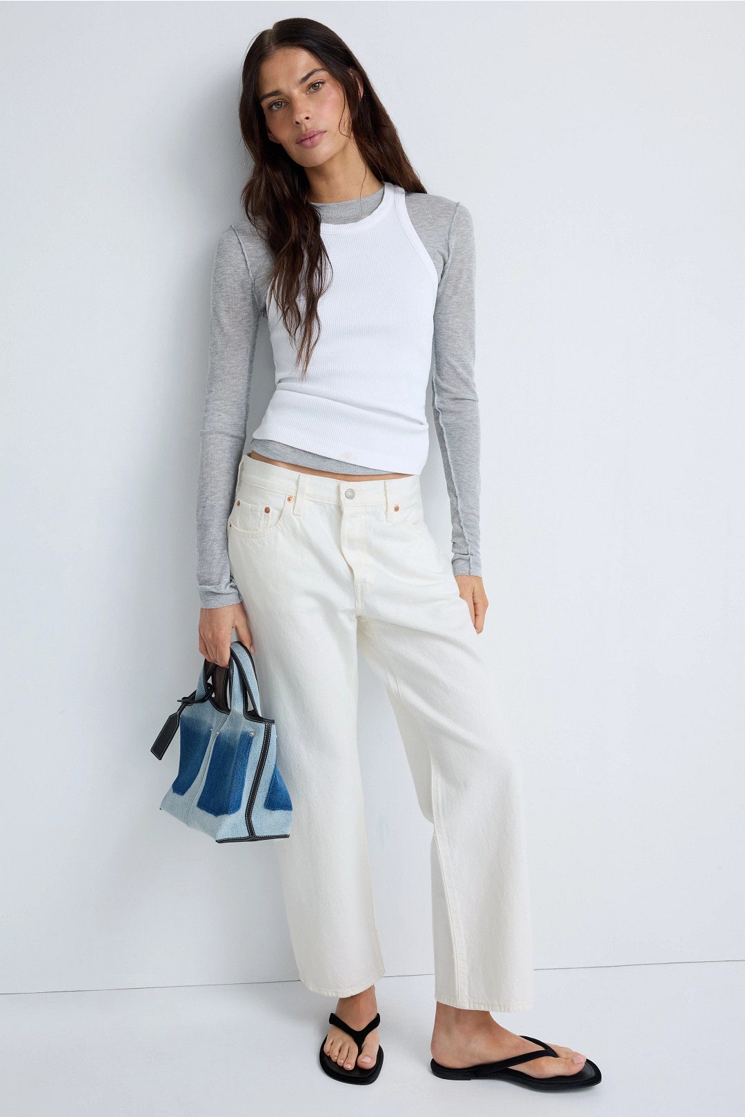 White 501 90s Ankle Jeans by Levi's 3
