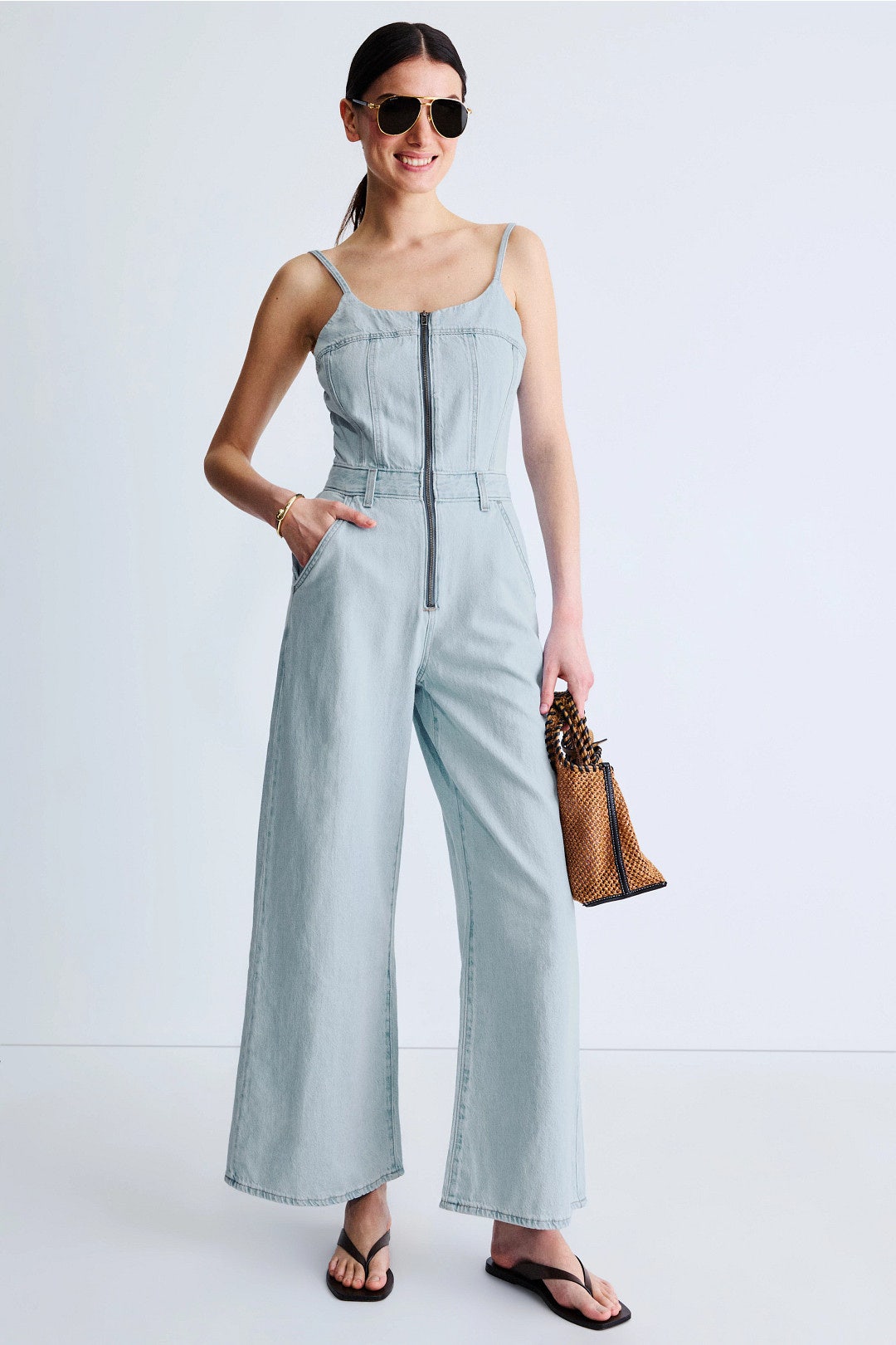 Bustier Denim Jumpsuit by Levi's 3