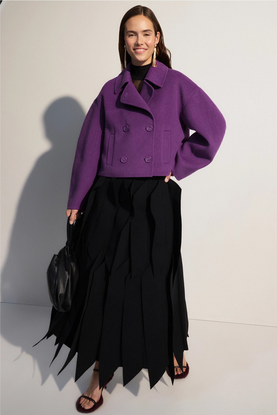 Marta Double Faced Wool Cropped Jacket by Ulla Johnson 3