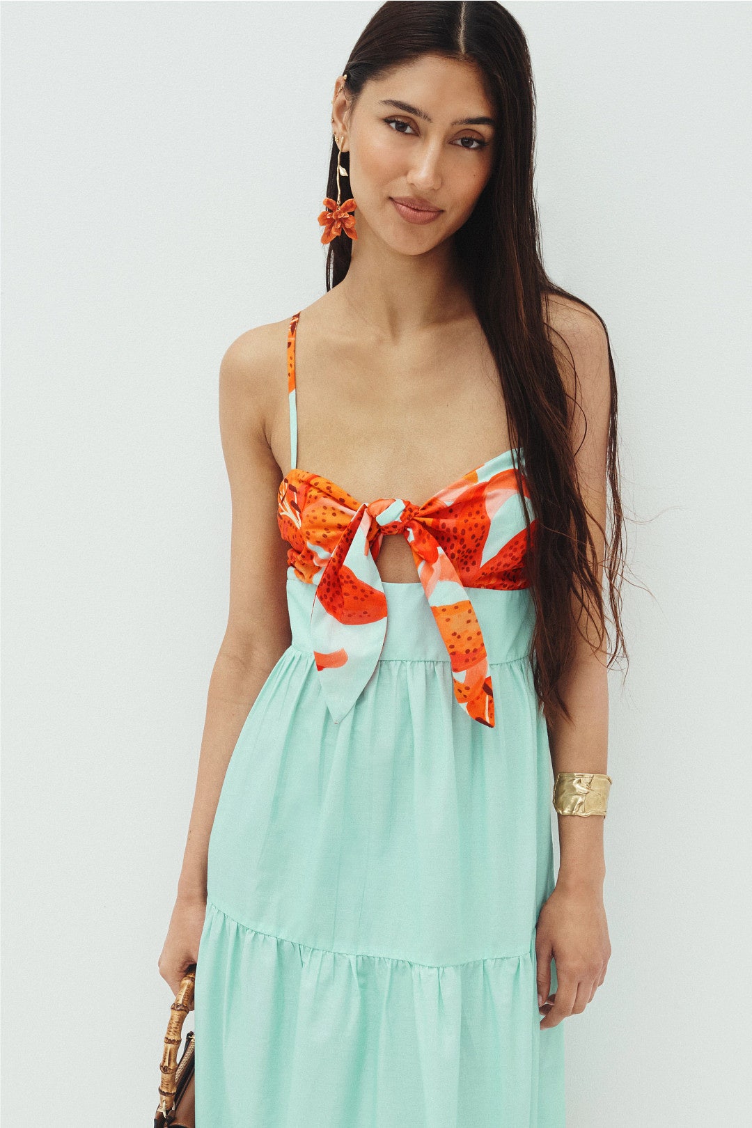 Front Bow Maxi Dress by Dress To 3