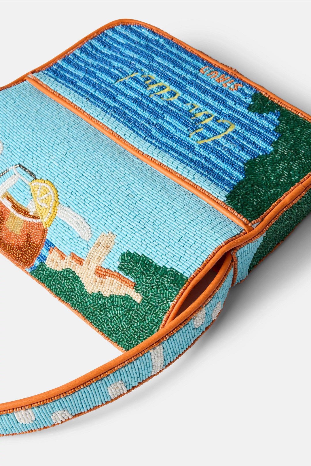 Sunset Spritz Tommy Beaded Bag by Staud Accessories 2