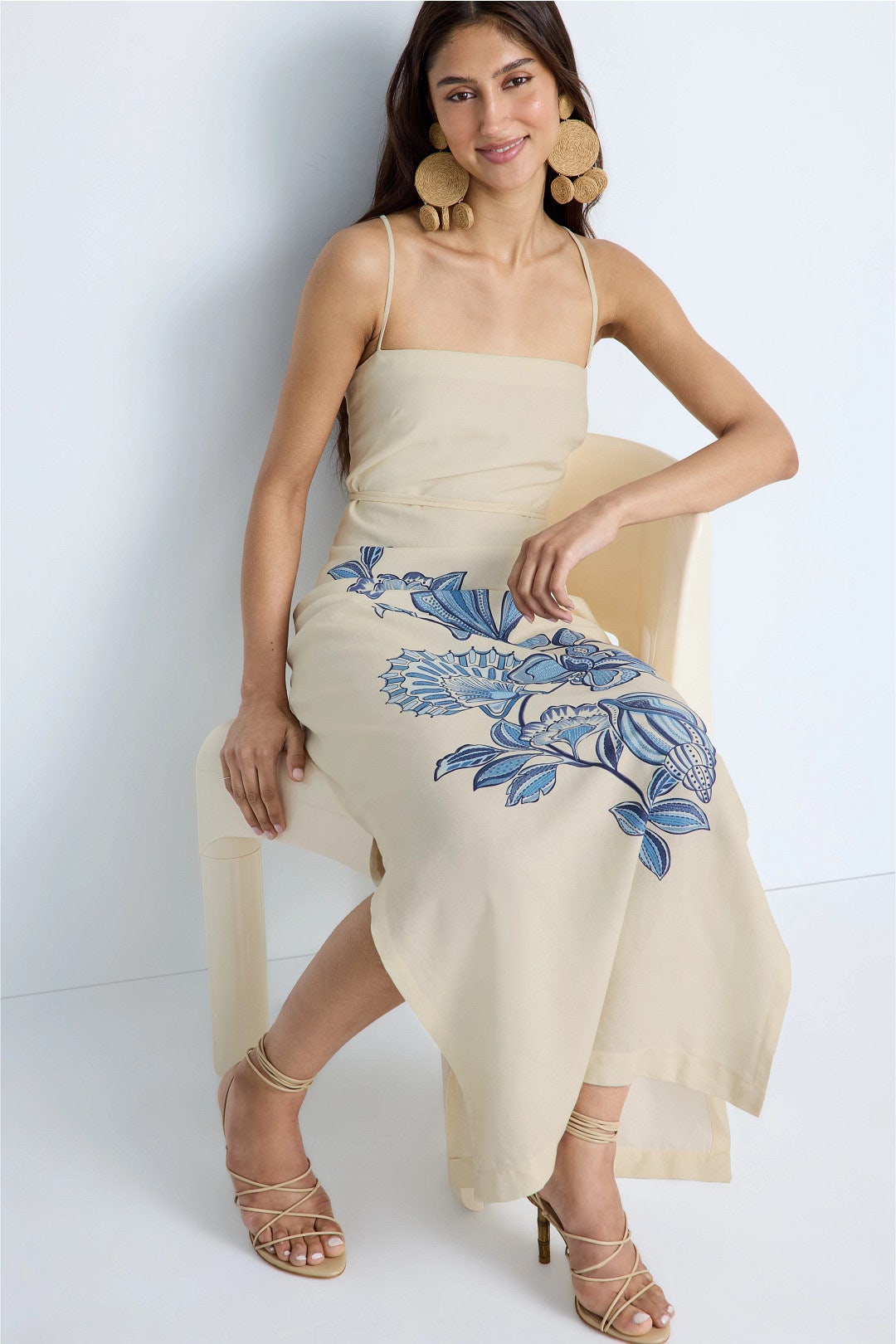Ocean Flower Maxi Dress by Dress To 3