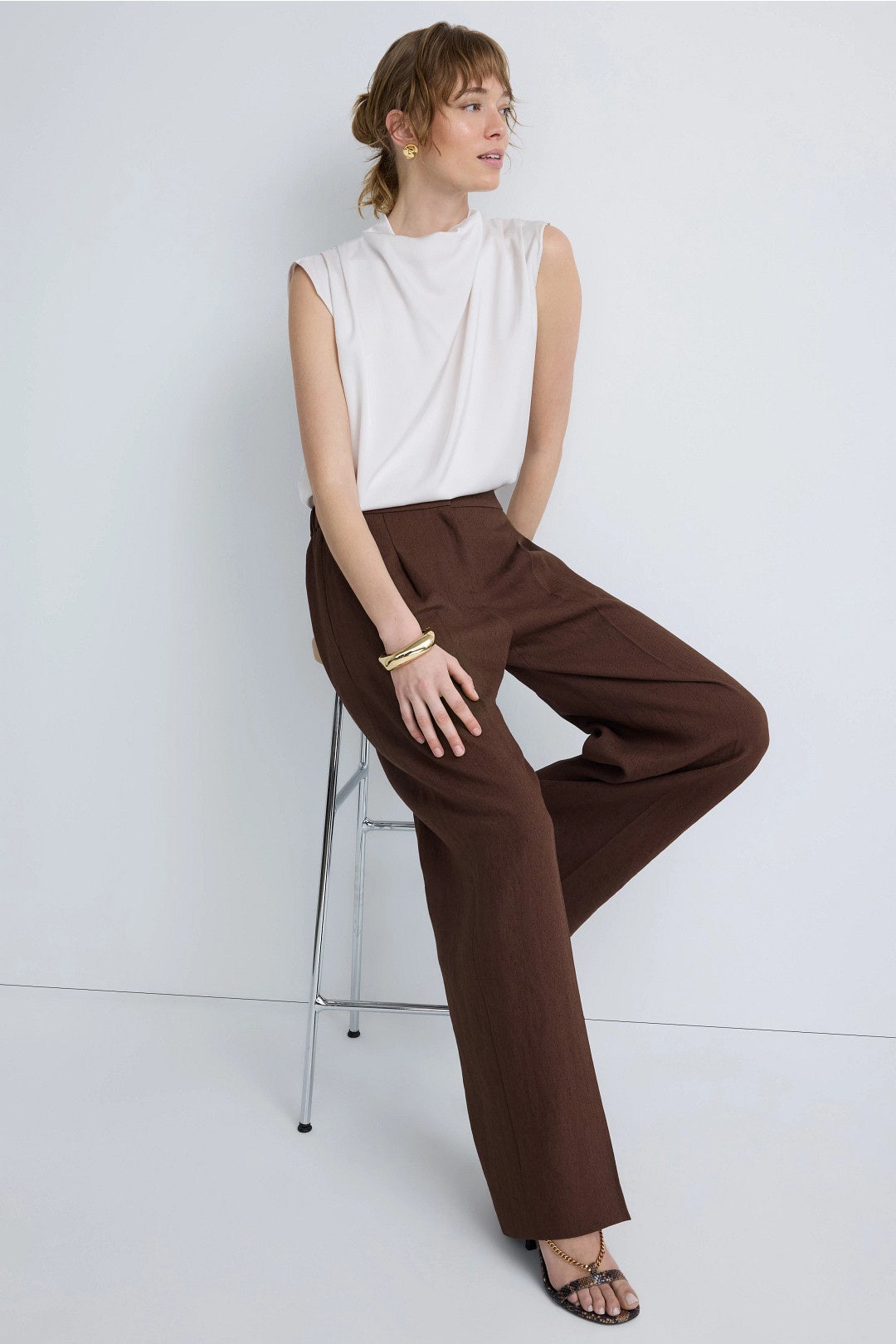 Tiana Tailored Trousers by BOSS 3