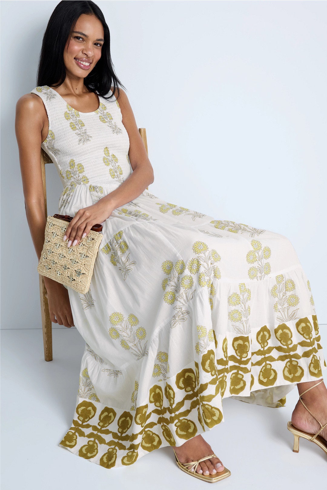 Cecelia Marigold Dress by SZ Blockprints 3