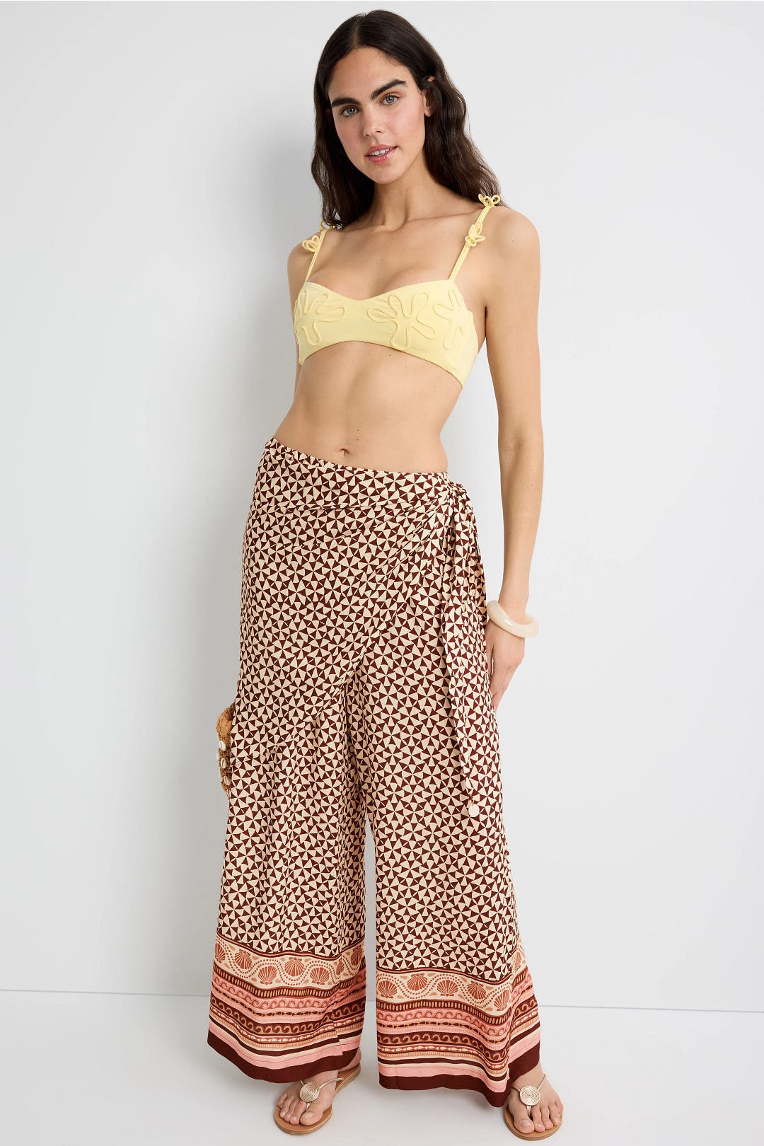 【MARO】Flourish wide pants dress Solstice Wide Leg Pants by Dress To | Rent the Runway