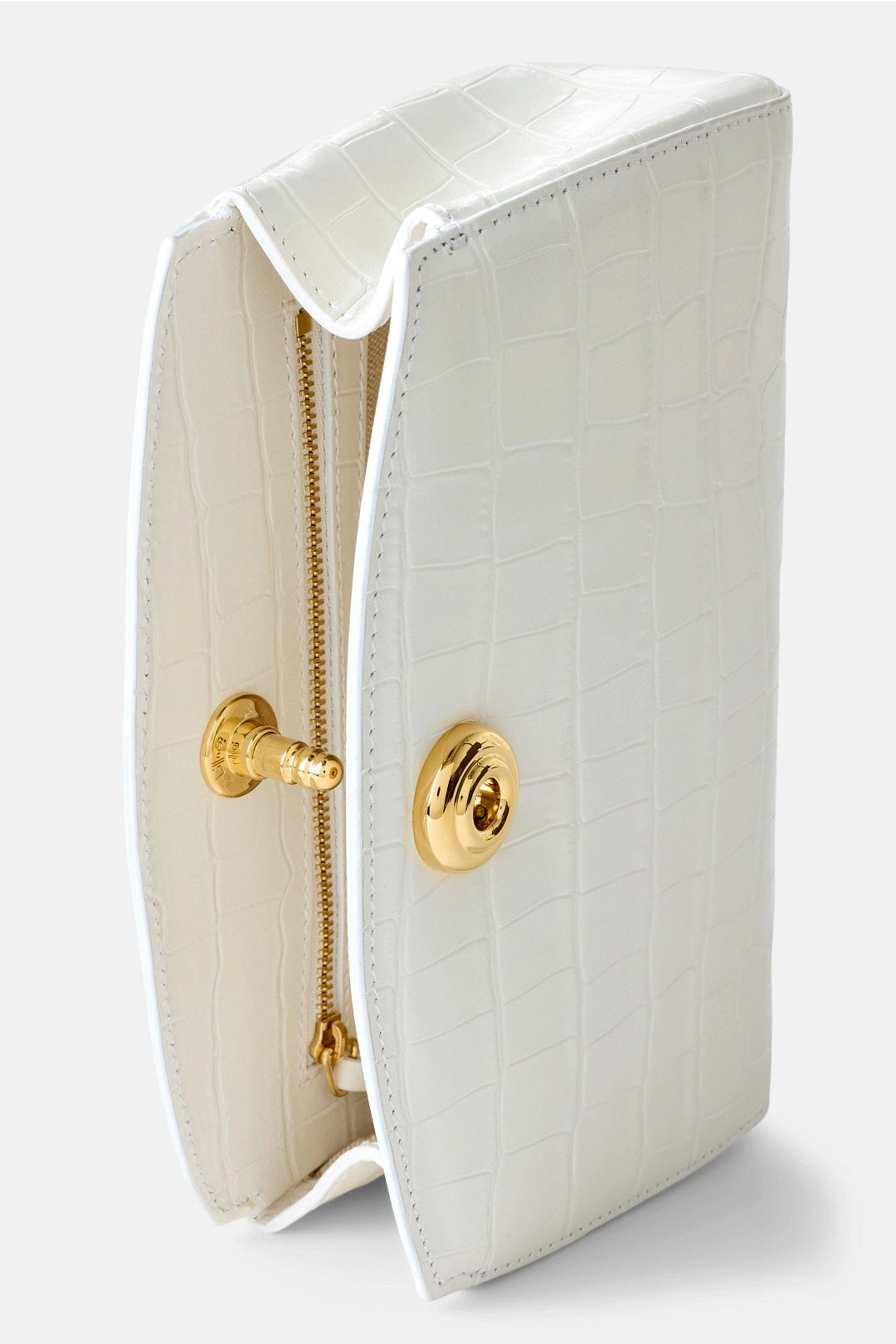 Croc Pushlock Clutch by Liffner 2