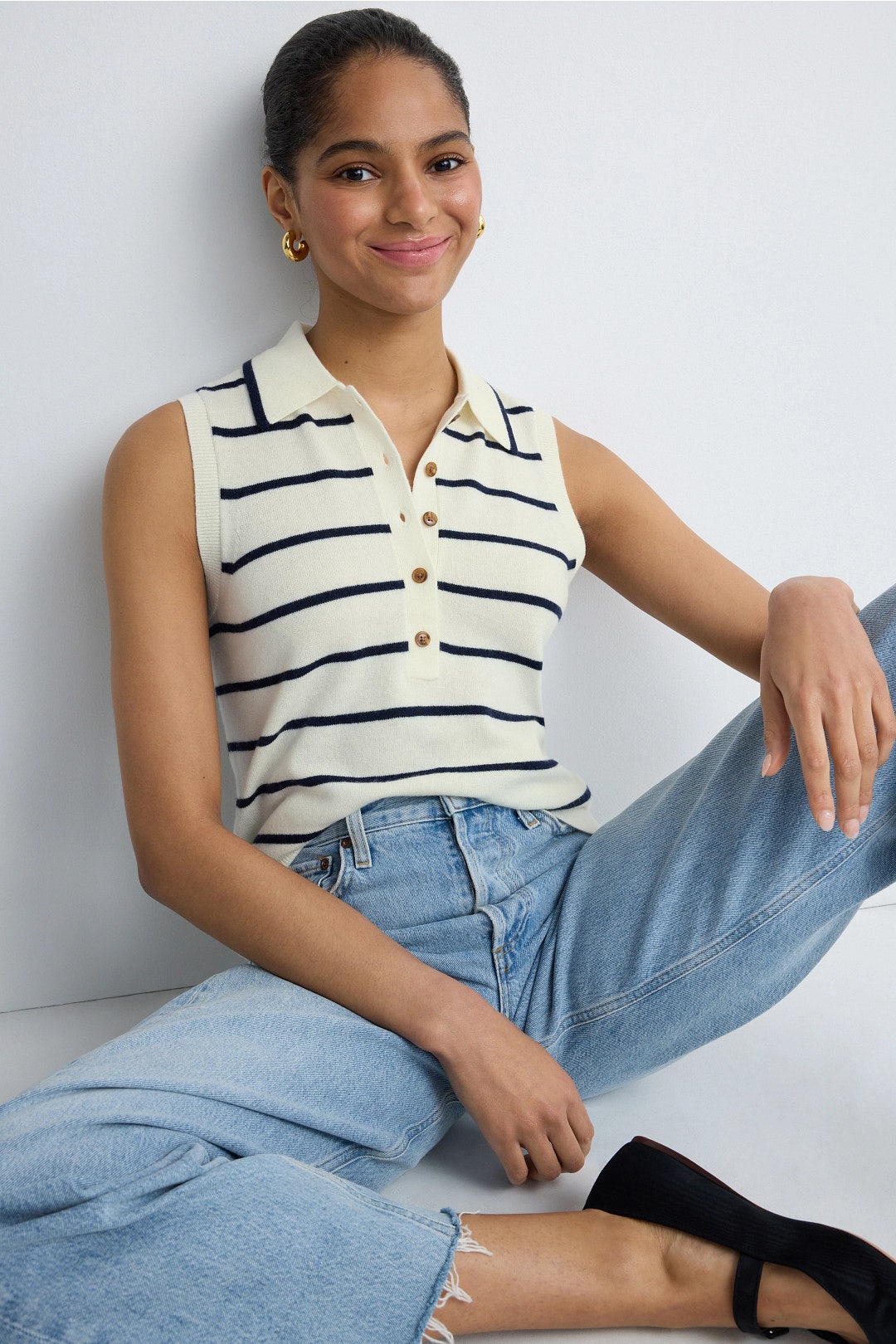 Sam Sleeveless Sweater by Reiss 3