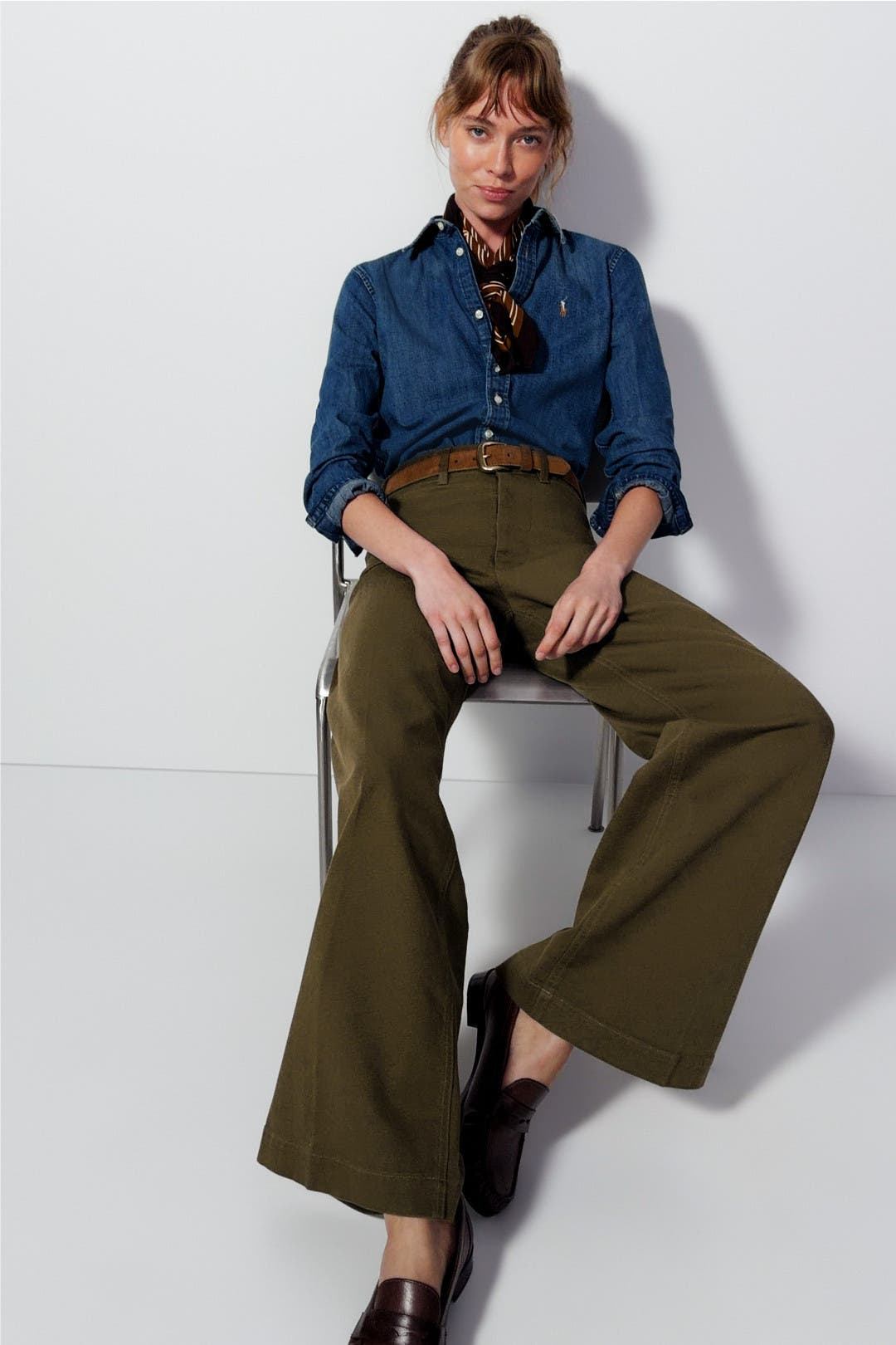 Twill Flare Pants by Polo Ralph Lauren | Rent the Runway