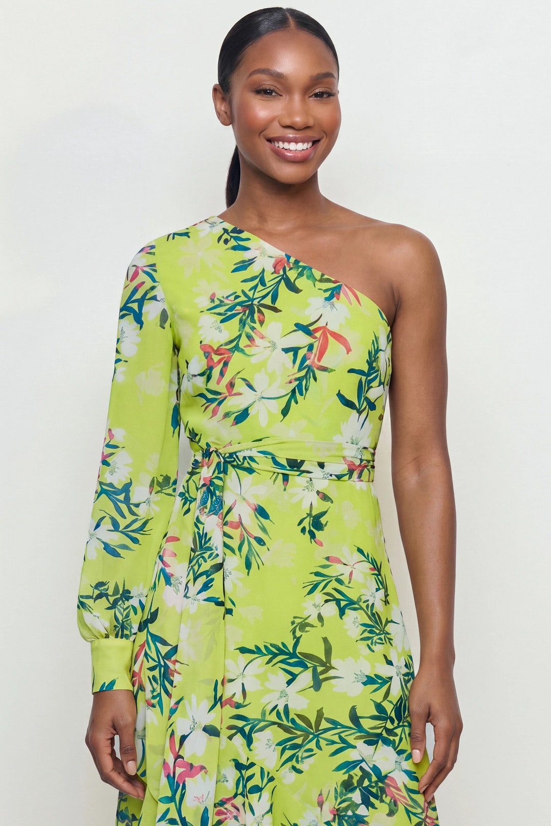 One Shoulder High Low Maxi by One33 Social 3