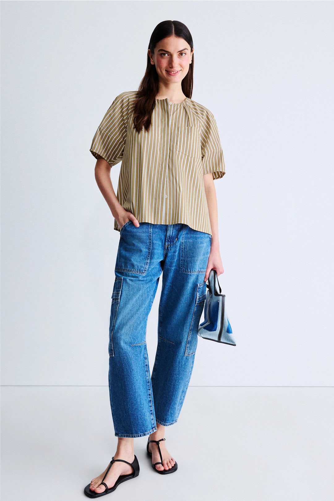Stripe Lantern Sleeve Shirt by 3.1 Phillip Lim 3