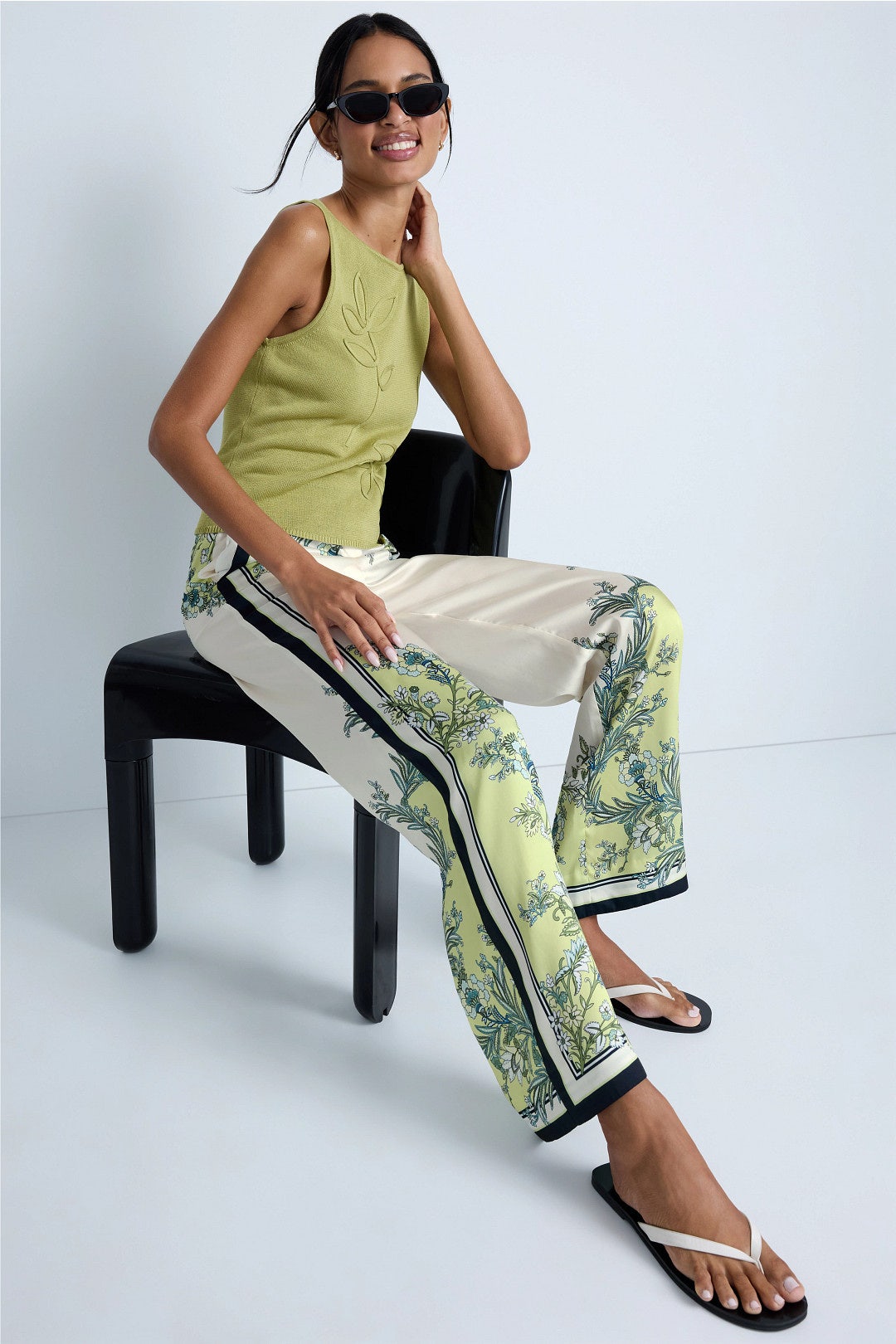 Grigore Floral Print Silk Pants by Veronica Beard 3