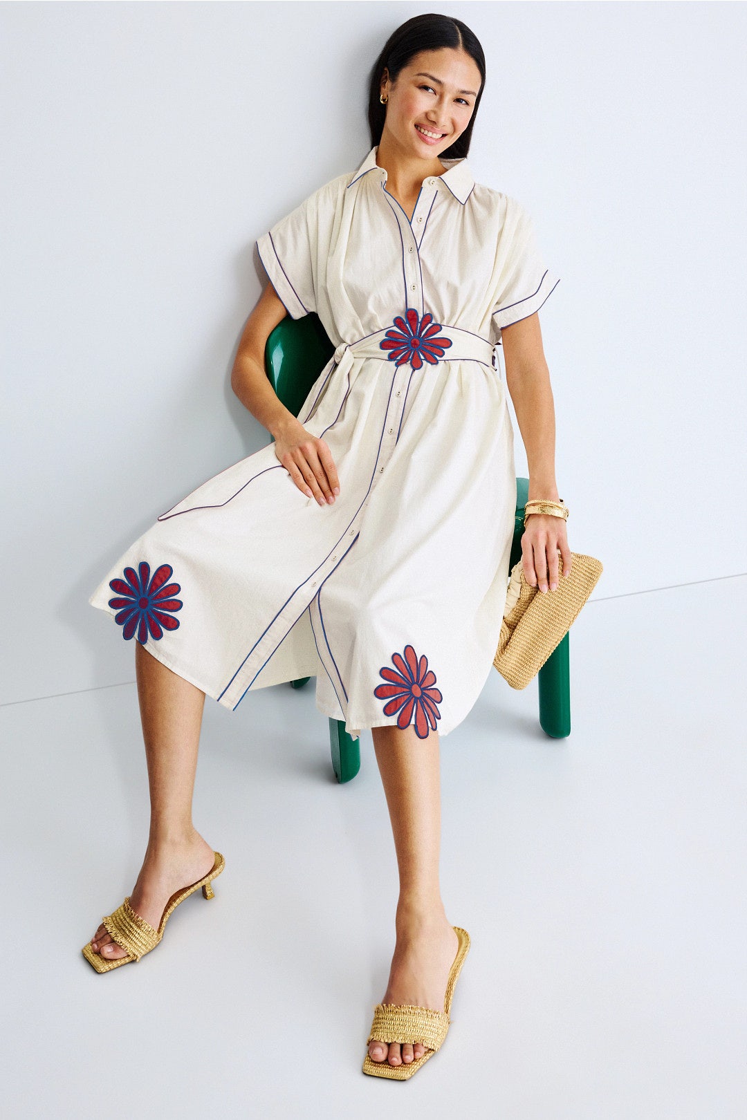 Floral Belted Valerie Dress by CAROLINA K 3