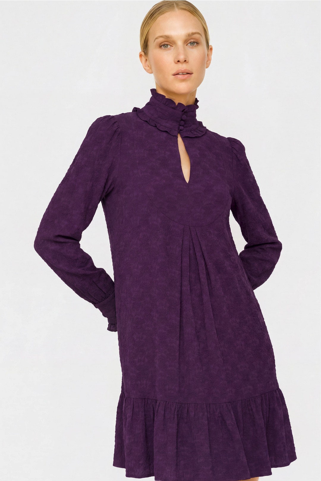 Textured Pintuck Dress by Nanette Lepore 3