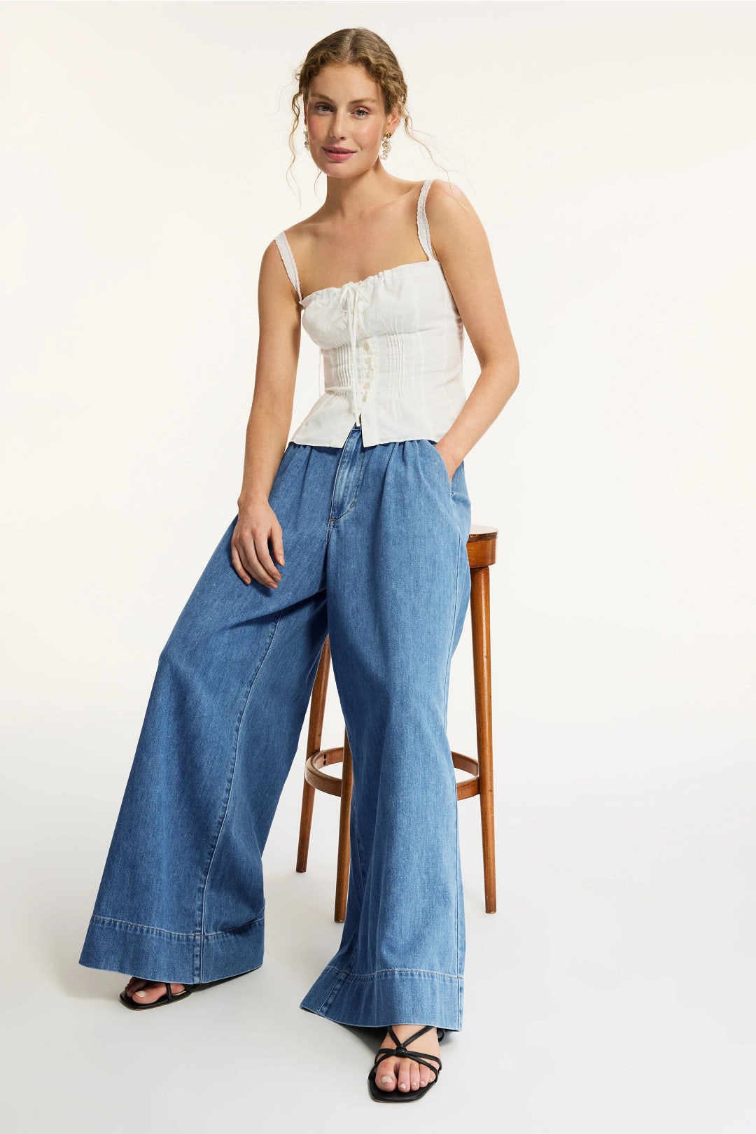 Ruched Palazzo by Joe's Jeans 3