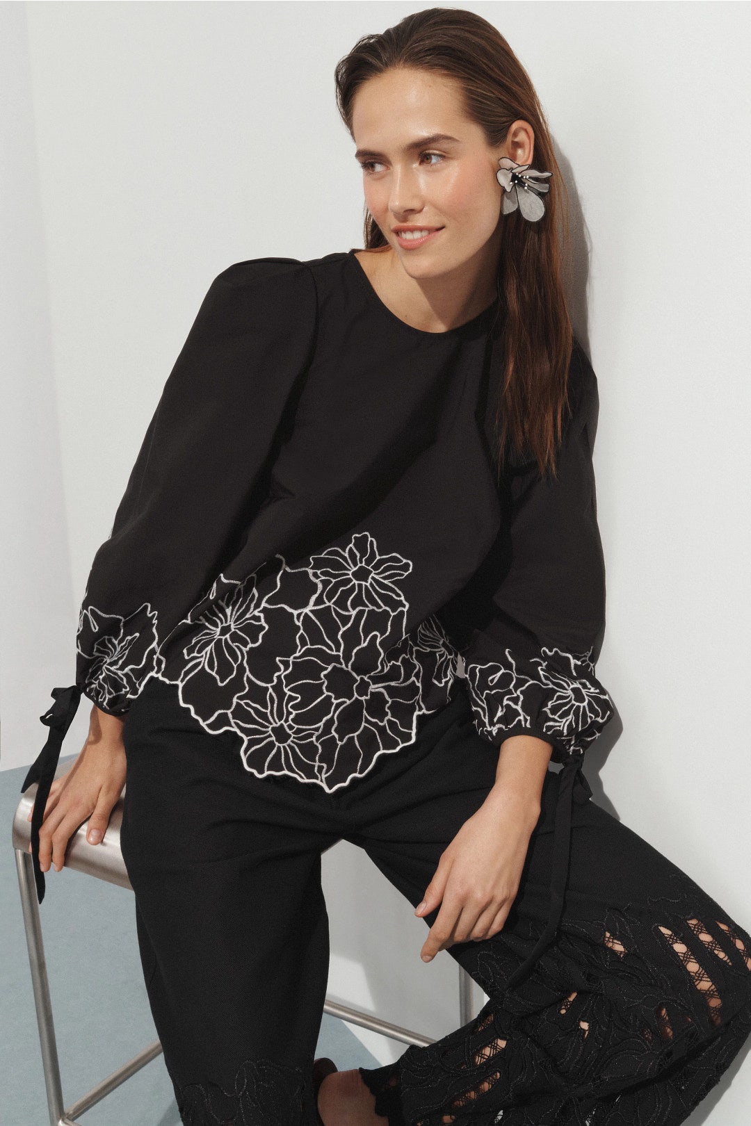 Isabel Floral Blouse by KIKA VARGAS 3