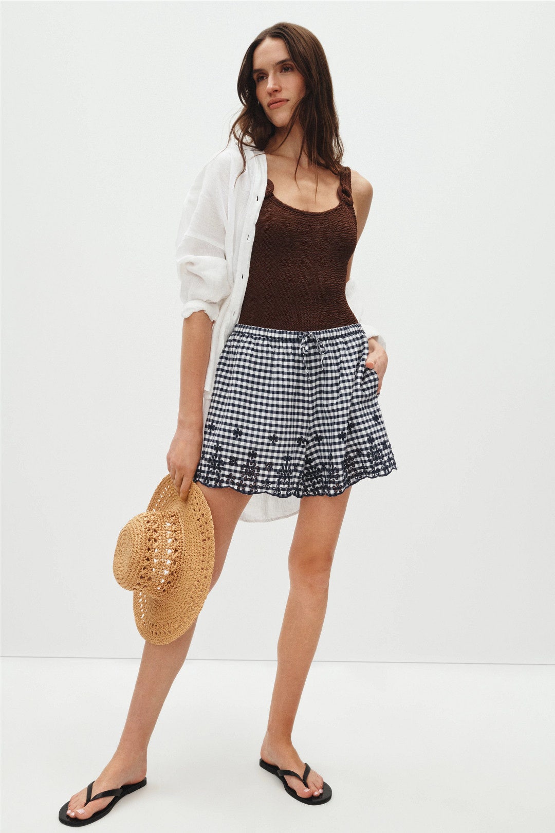 Gigi Gingham Shorts by Splendid 3
