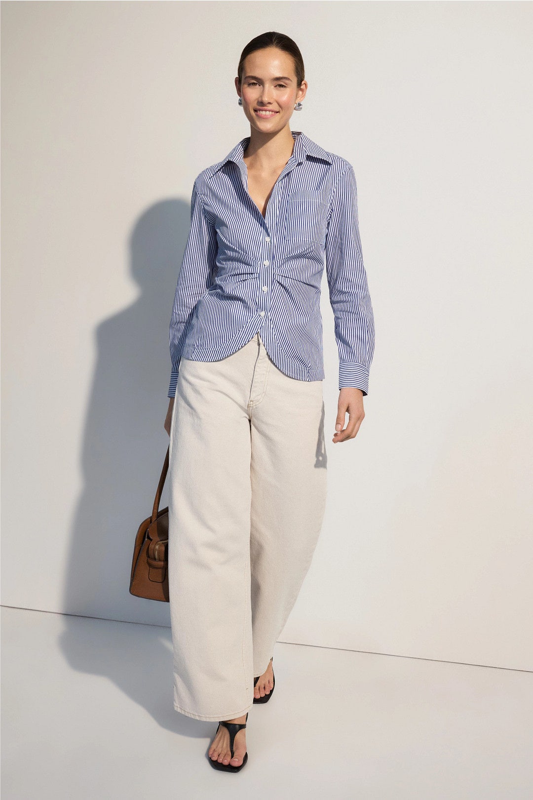 Striped Button Front Shirt by CÂLLAS 3