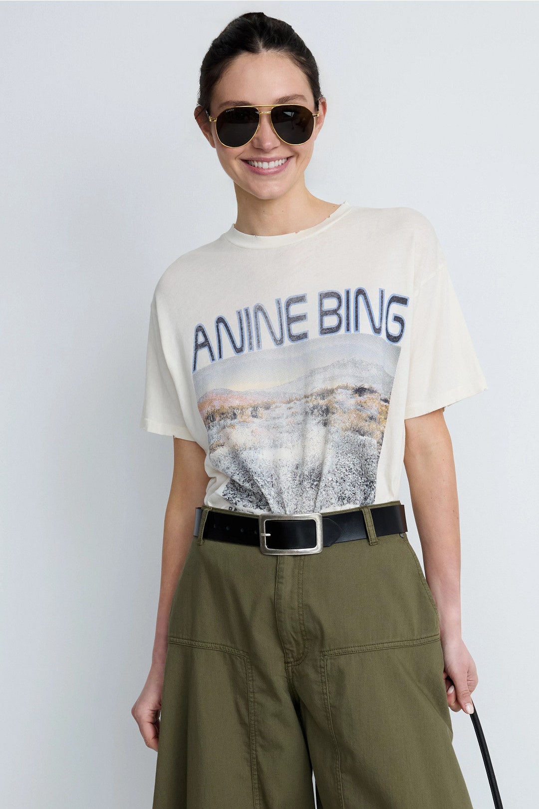 Wildflower Logo Tee by Anine Bing 3