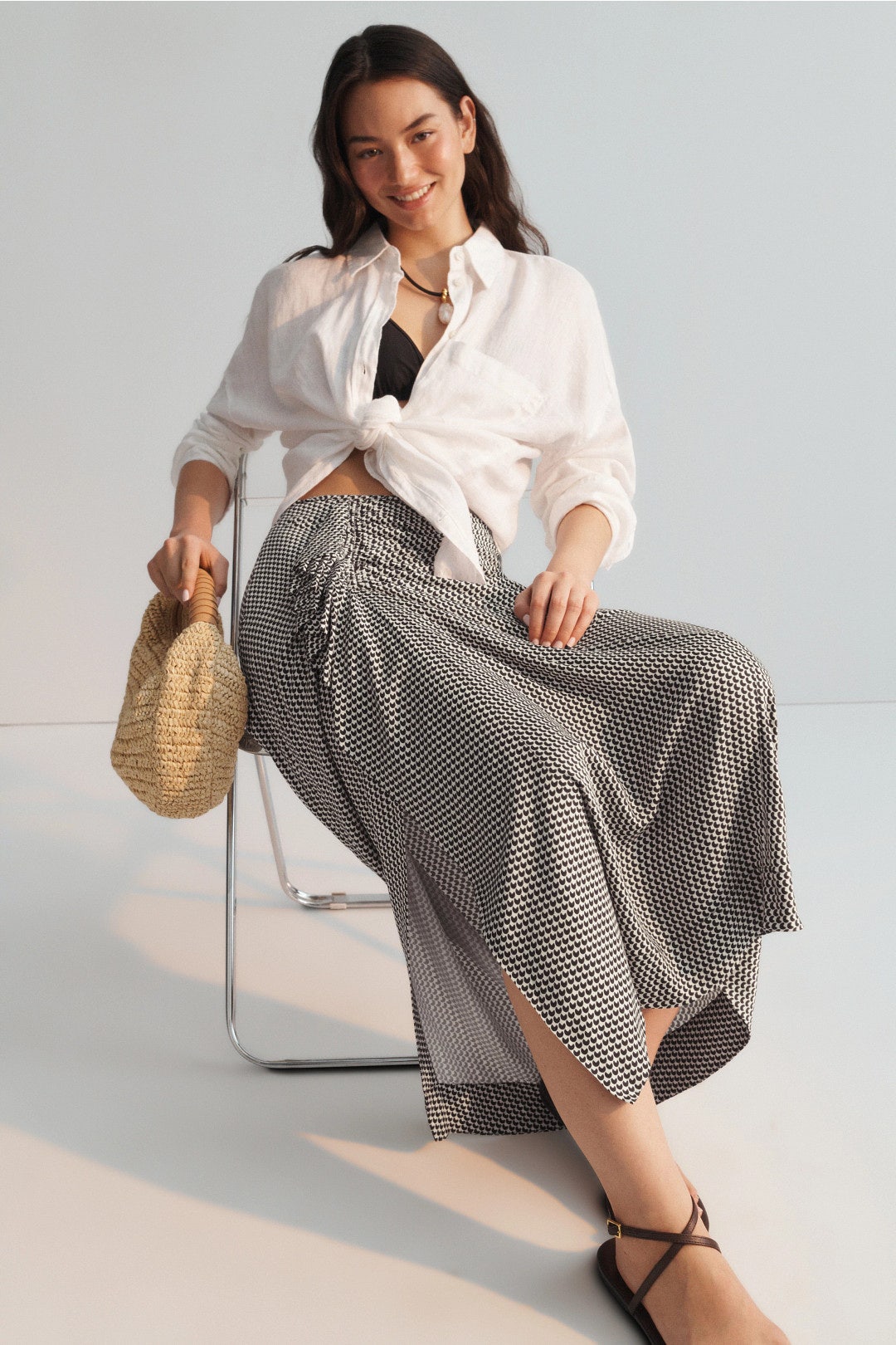 Salema wrap Skirt by BONDI BORN 3
