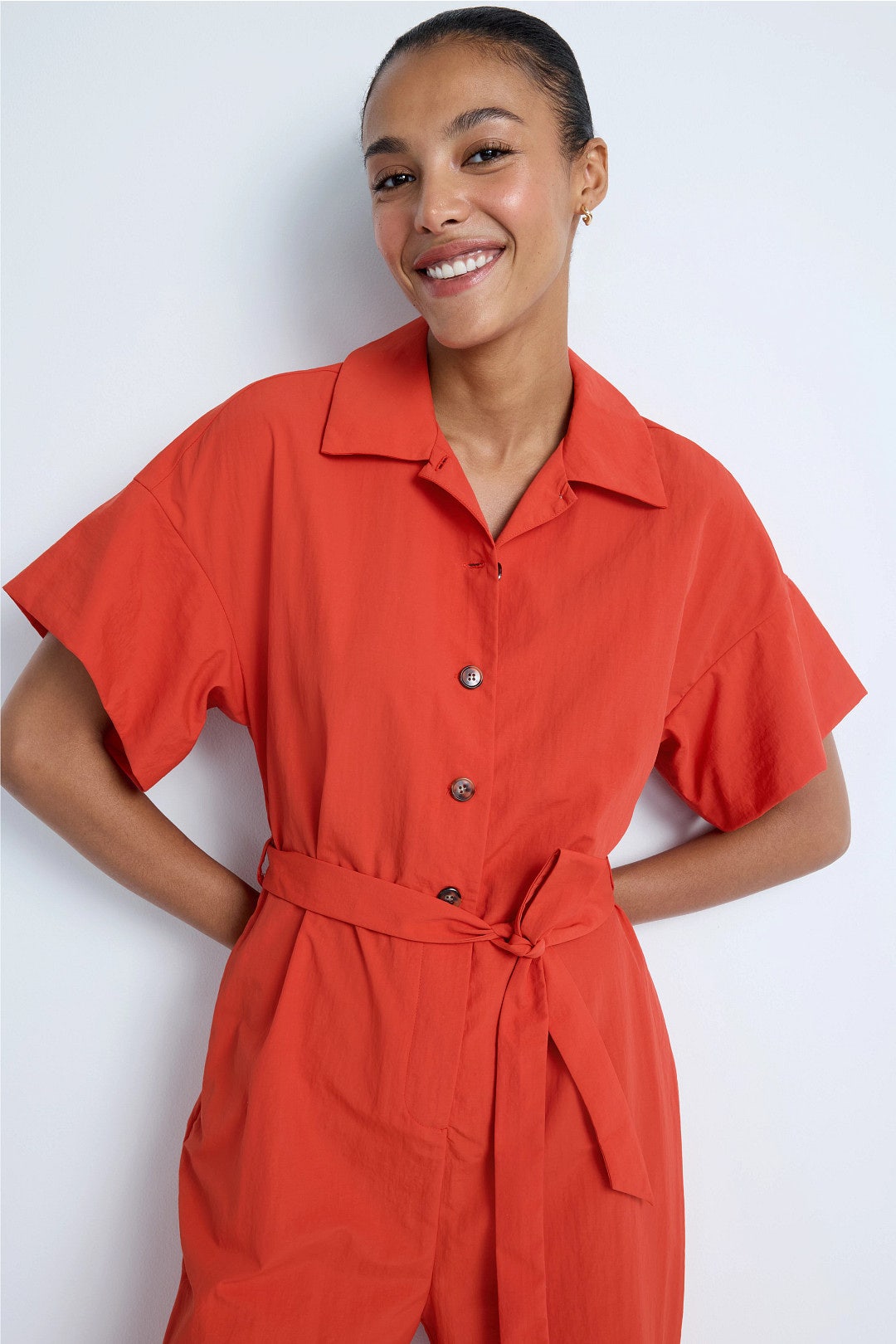Jumpsuit with Belt by N Natori 3