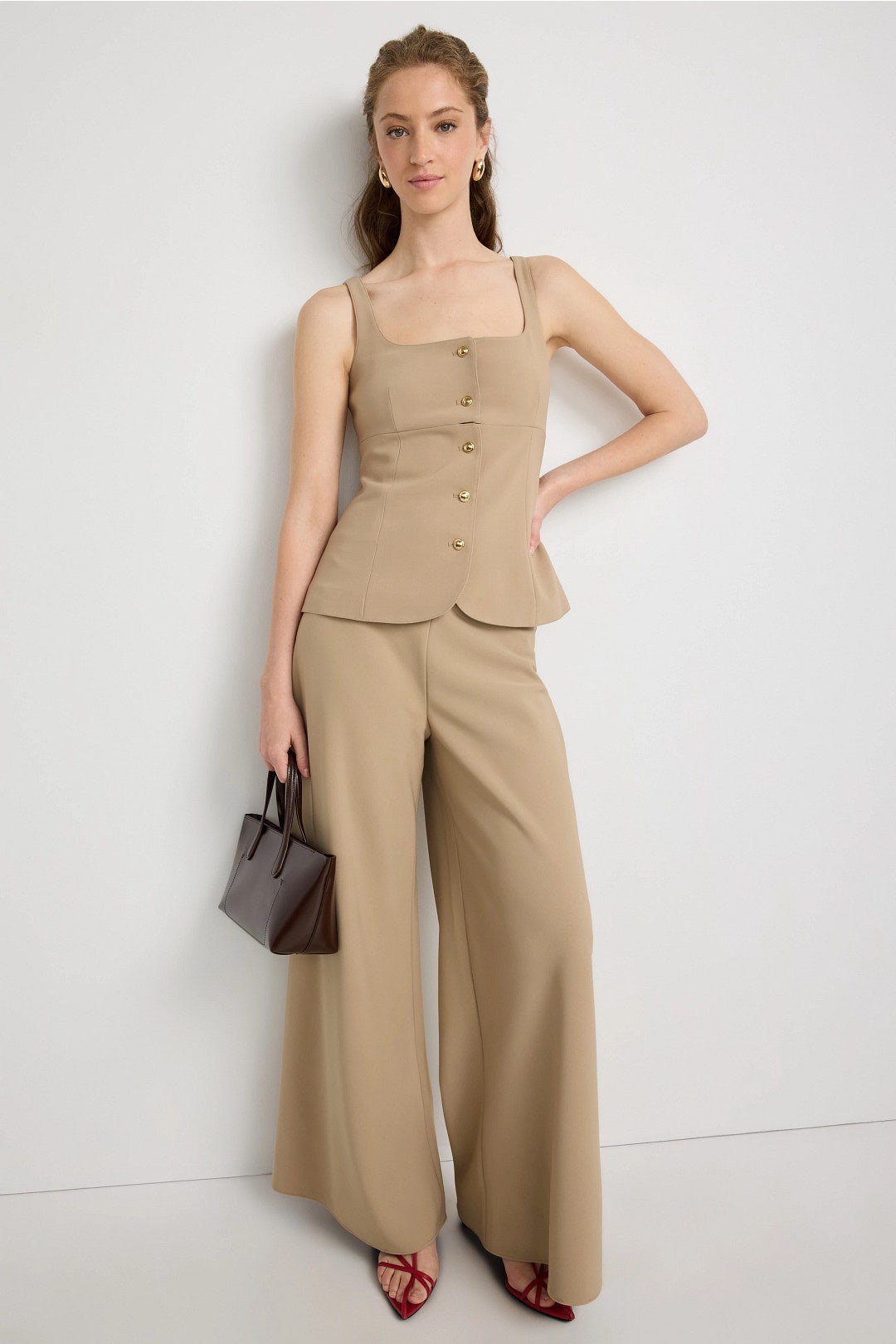 Wide Leg Twill Pants by Rosetta Getty x RTR 3