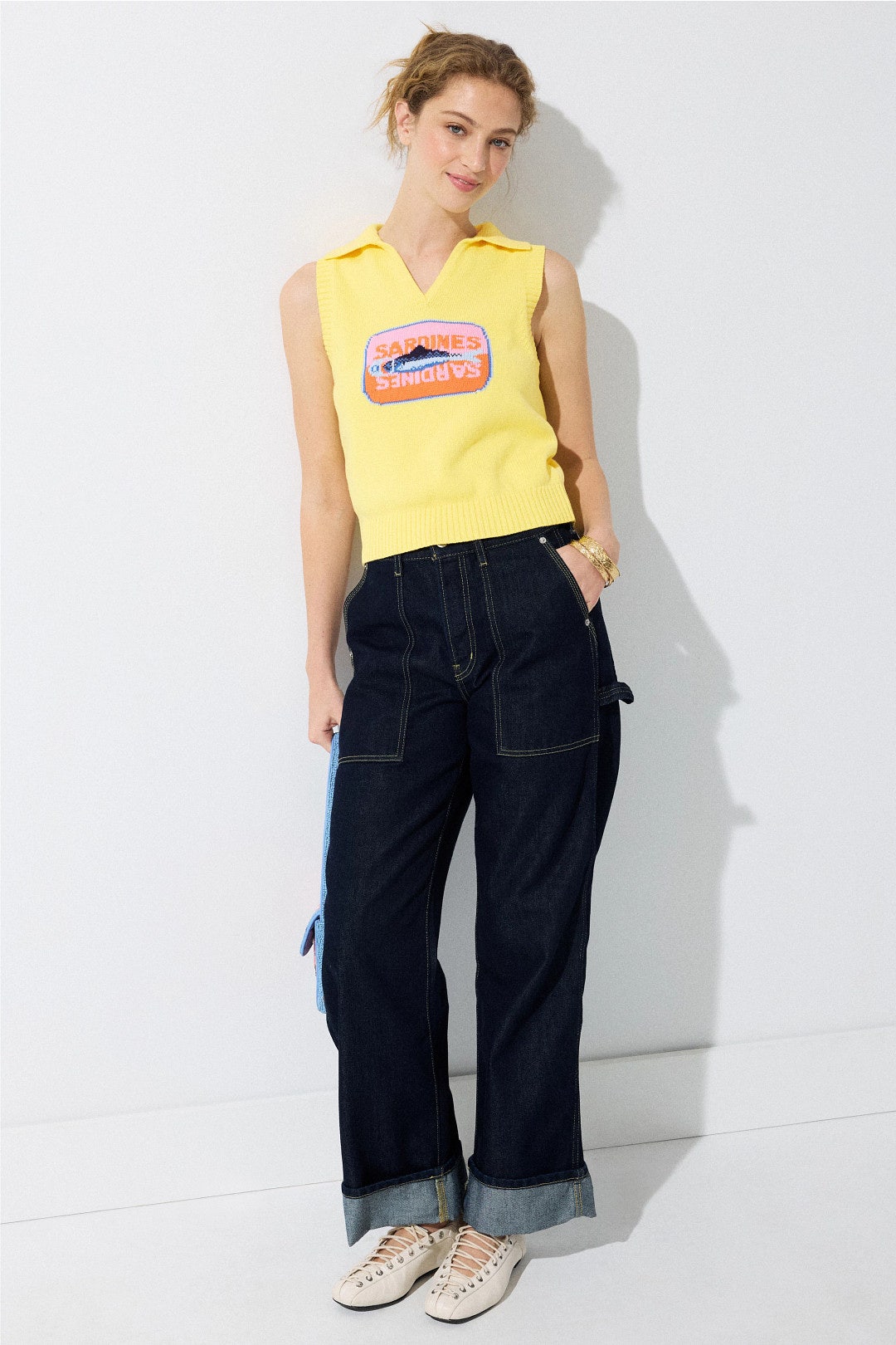 Sardine Polo Sweater by Rachel Antonoff 3