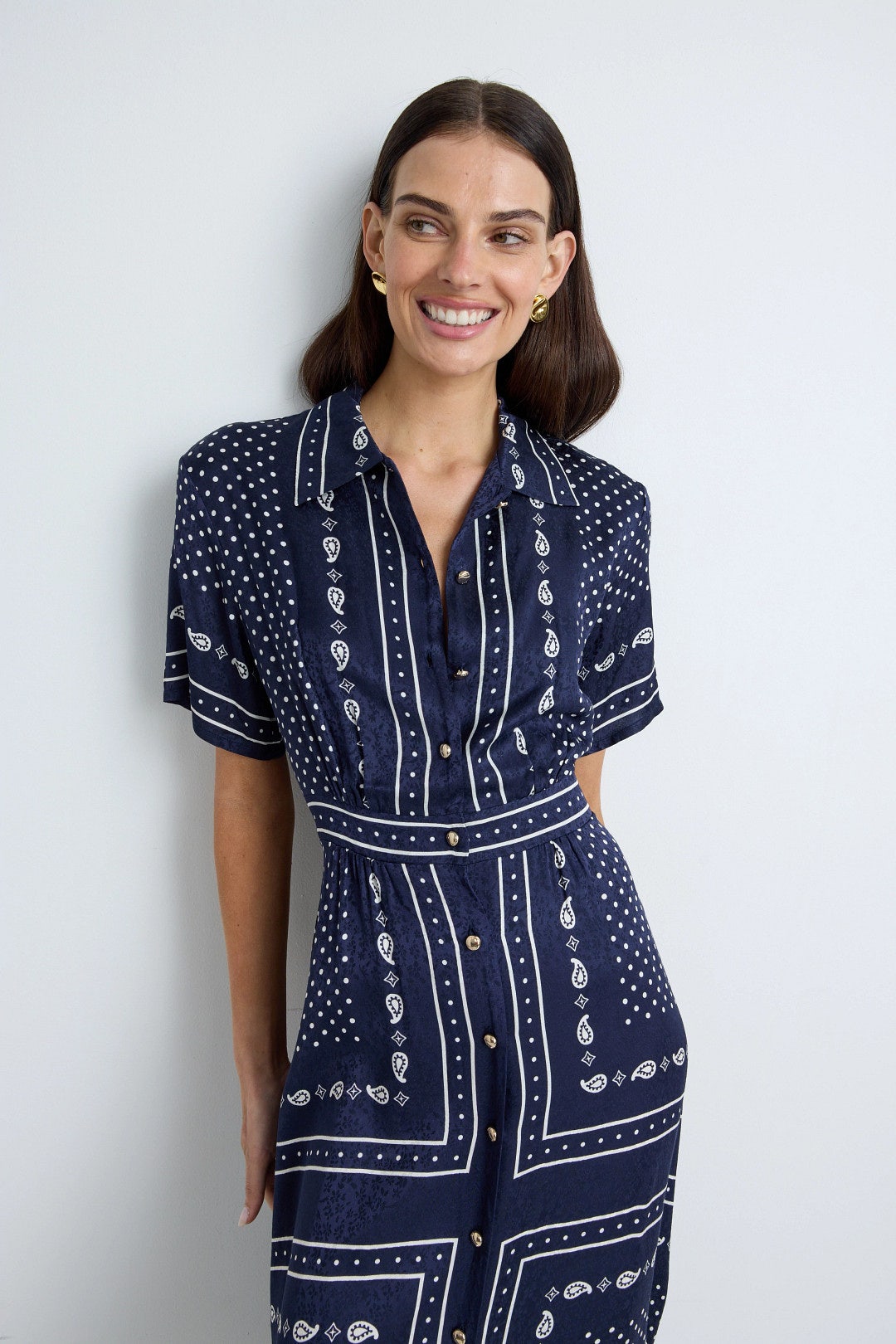 Printed Maxi Dress by Maje 3