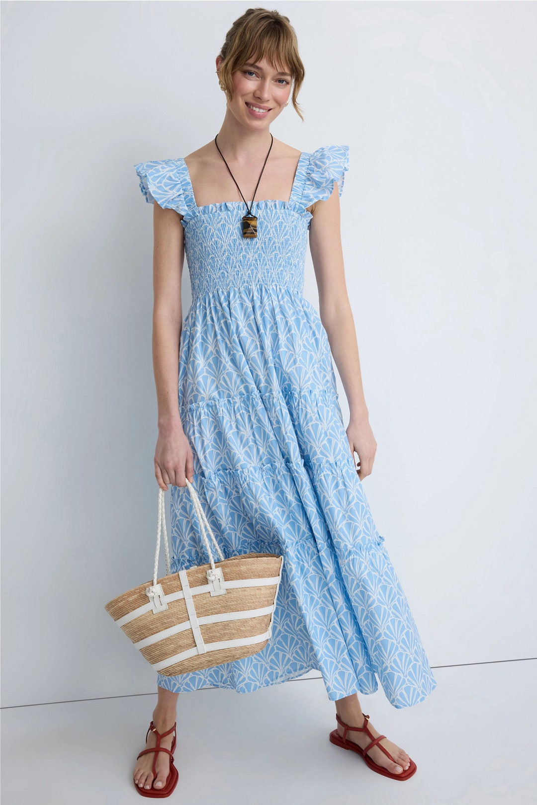Smocked Midi Dress by Sail to Sable 3