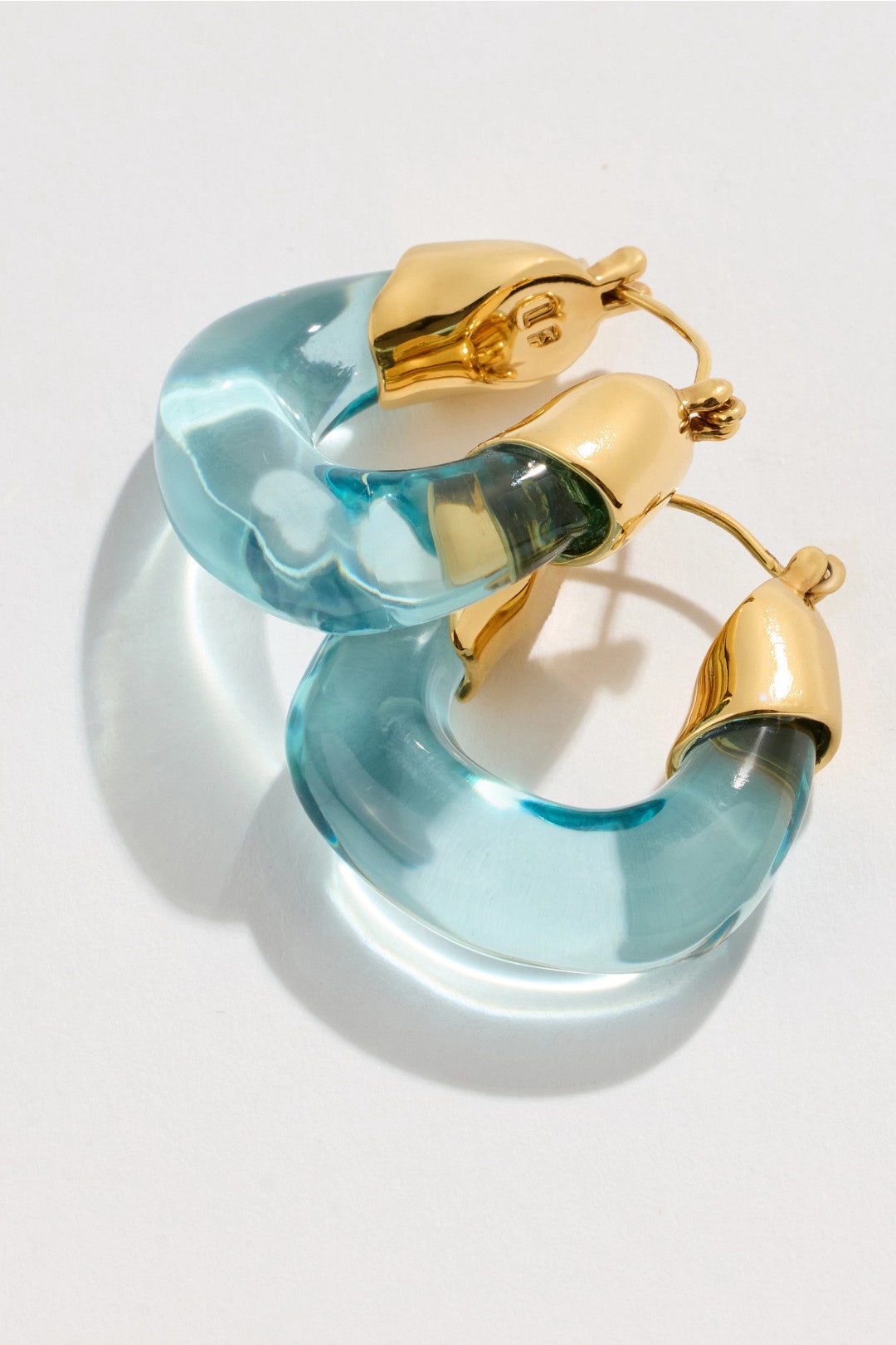 Mini Organic Hoop Eearrings by Lizzie Fortunato 2