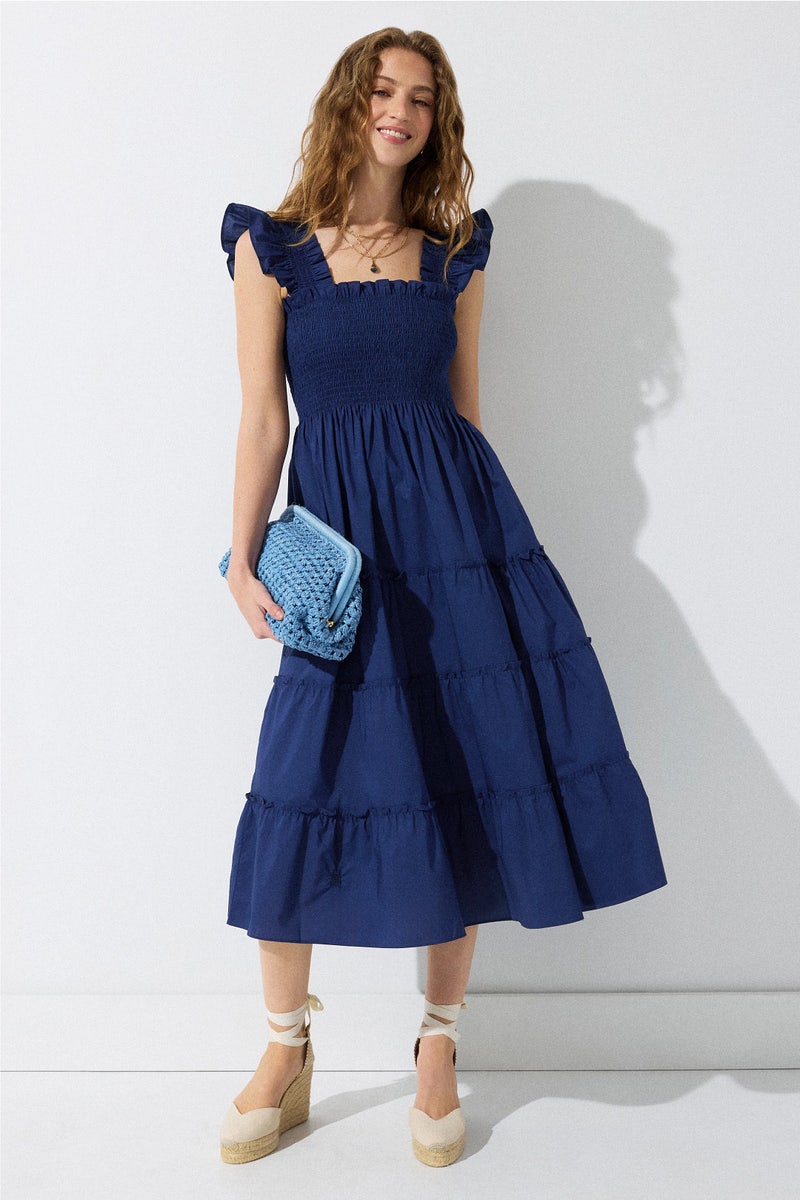 alc rhodes cotton dress A.L.C. Rhodes Dress, 4 / Blue