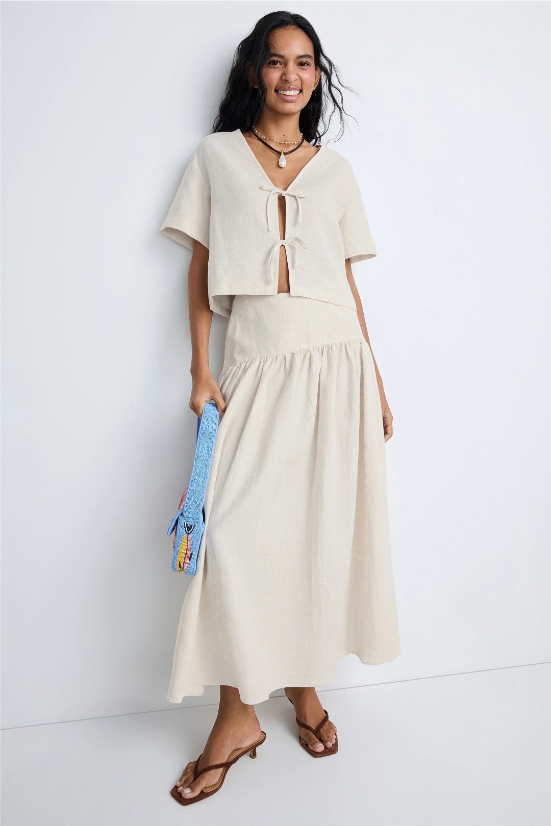 Ava Linen Top by Staud 3