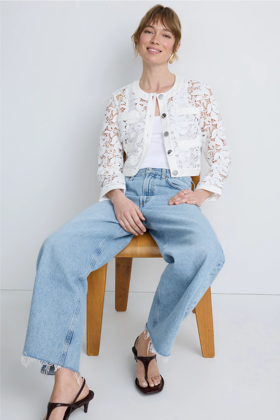 Unlined Lace Jacket by Derek Lam 10 Crosby x RTR 3