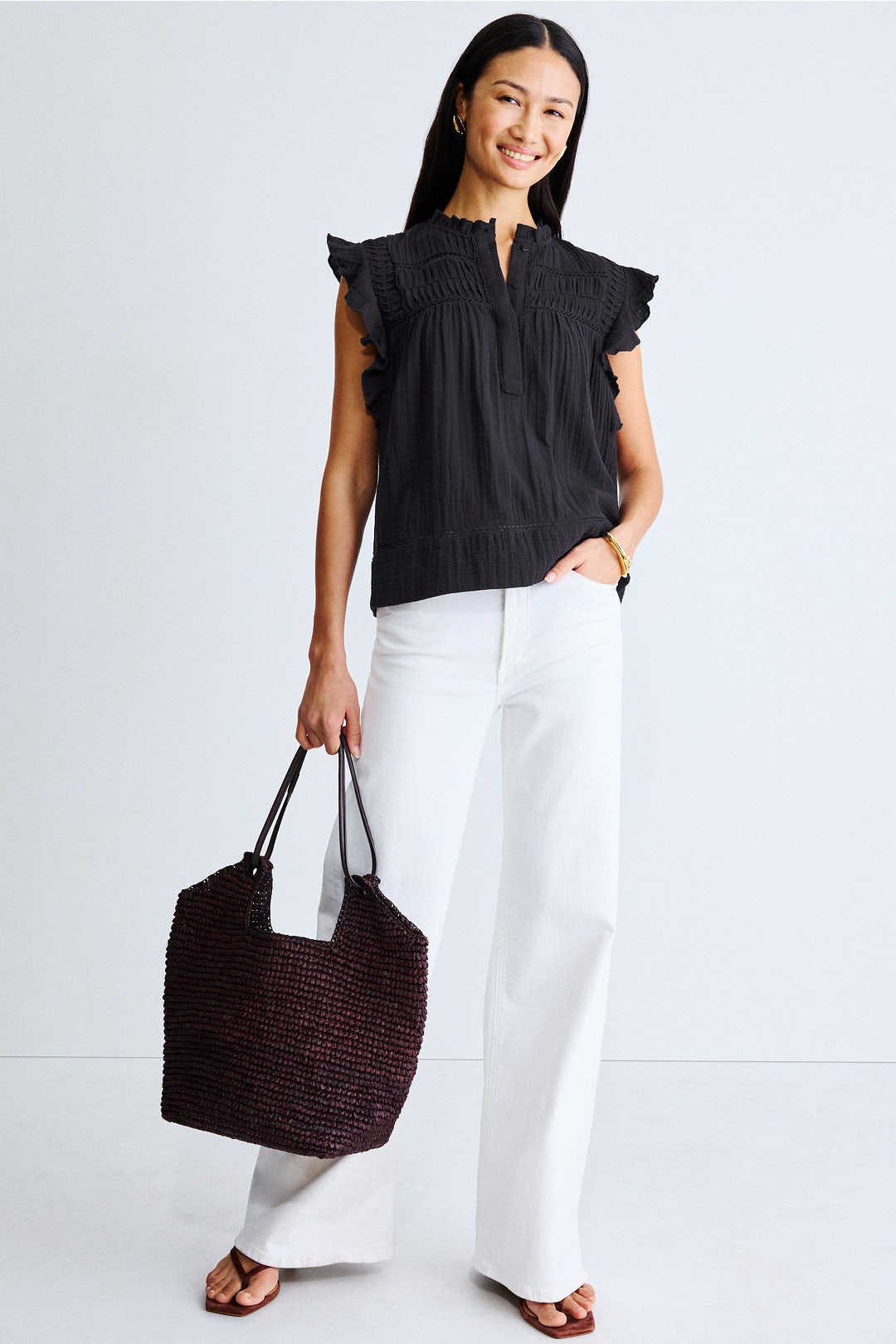 Florie Embroidered Blouse by Reiss 3