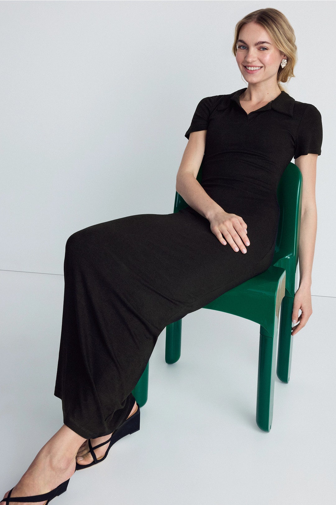 Prosper Button Polo Maxi Dress by ROAM 3