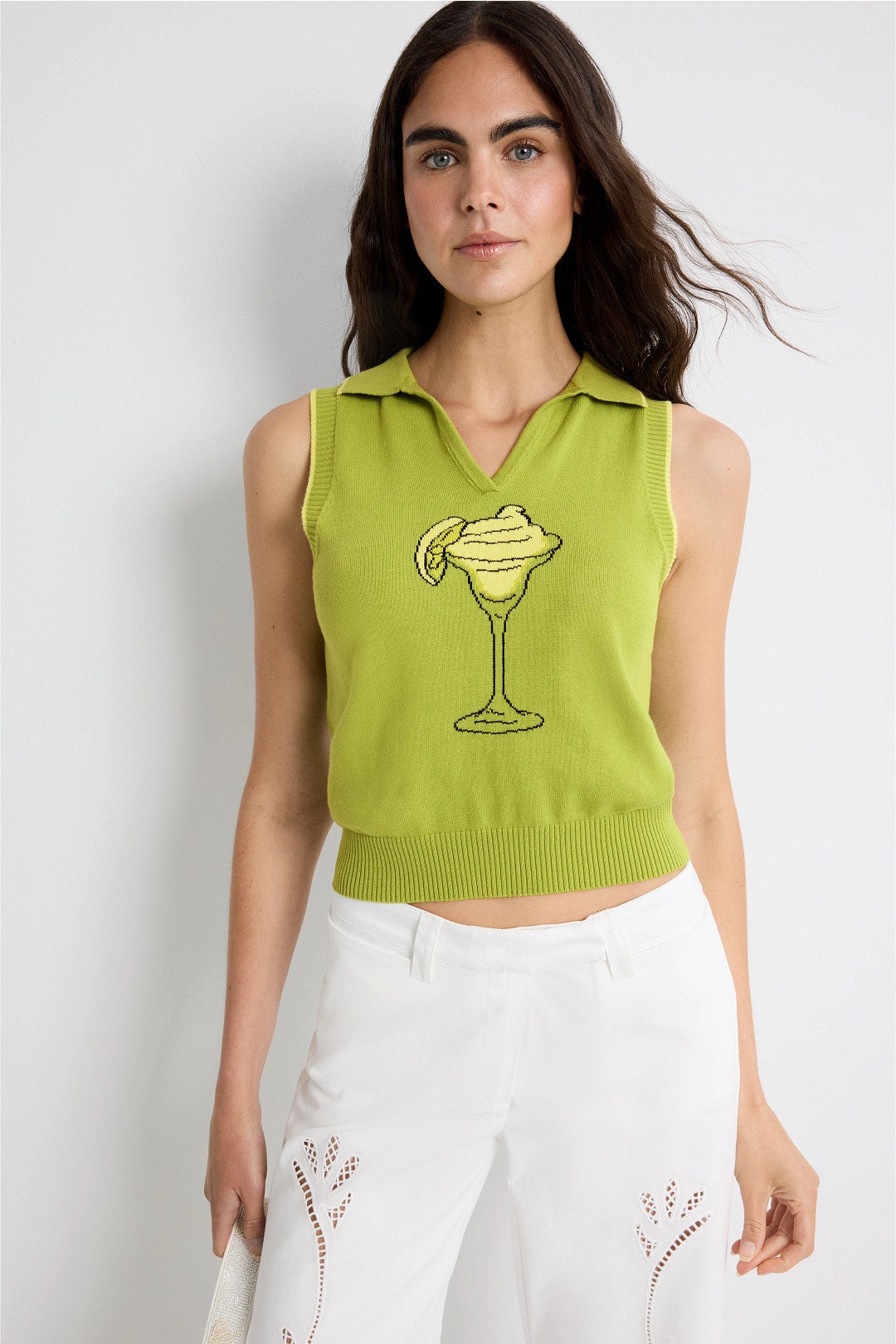 Margarita Polo Top by Rachel Antonoff 3